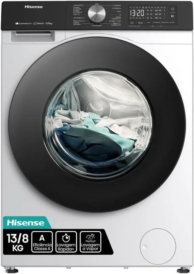 Hisense WD3S13 13kg Branca, lava e seca