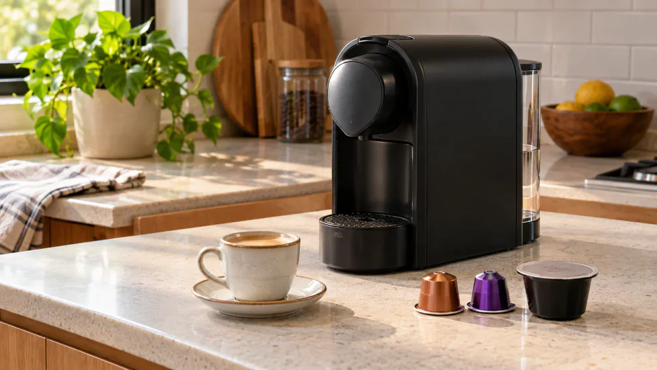 Como escolher cafeteira multicápsula com cápsulas de formatos diferentes na bancada
