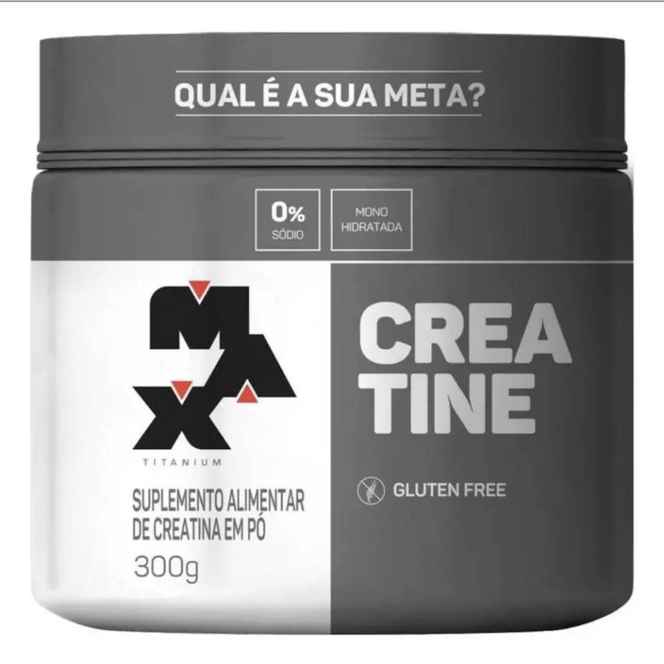 Creatina monohidratada Max Titanium 300 g sem sabor