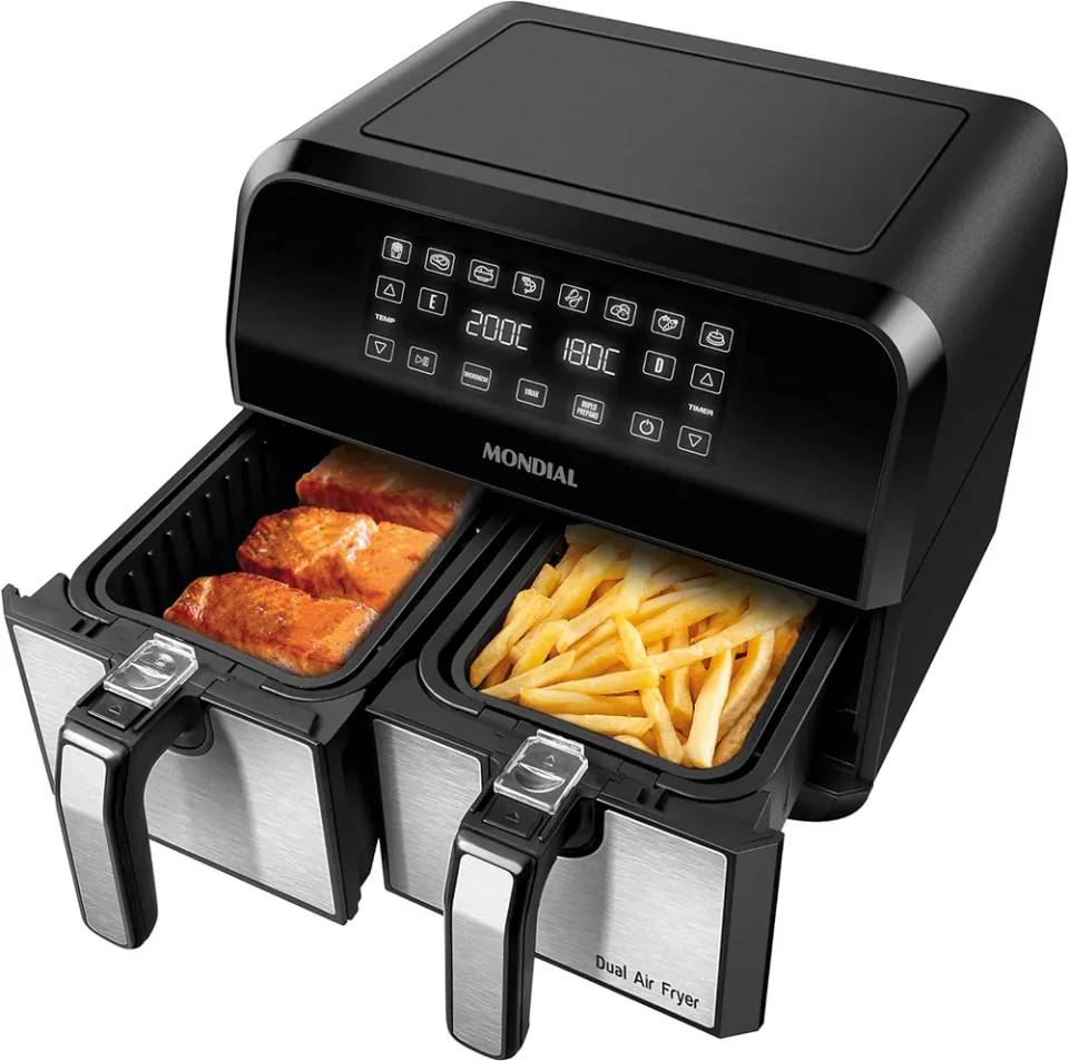 Mondial Dual Air Fryer AFD-01-BI