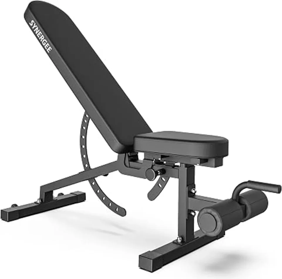 Synergee BENCH-IN-DN, banco de musculação ajustável preto