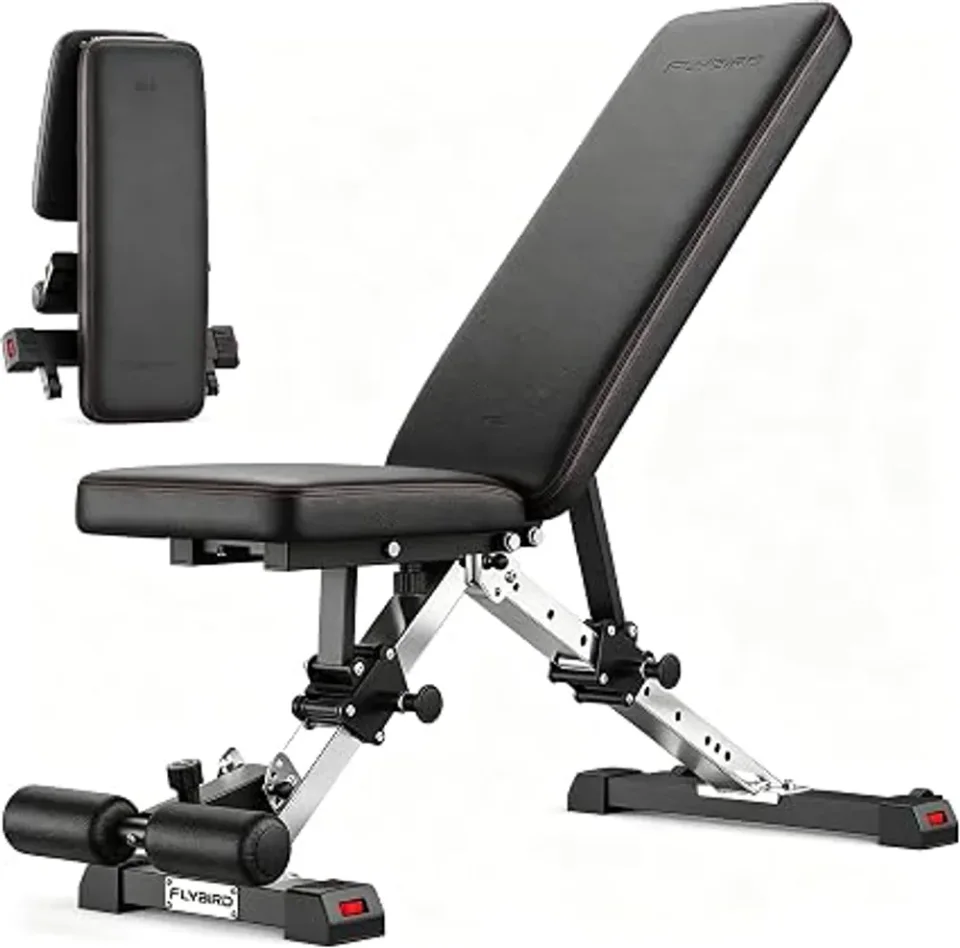 FLYBIRD WB5, banco ajustável dobrável com encosto longo