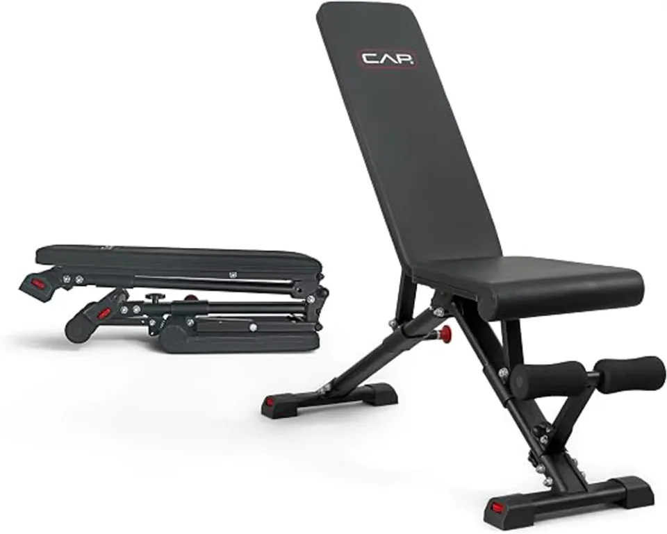 CAP Barbell FMIS-104F, banco para supino dobrável em aço