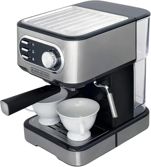 Black+Decker CE1100G-BR, cafeteira multicápsula de bancada com adaptadores e reservatório