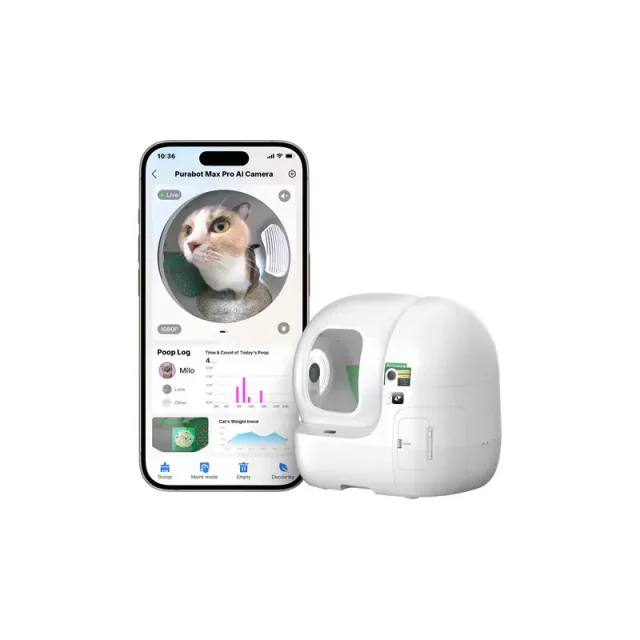 PETKIT Purobot Max Pro, melhor caixa de areia para gatos autolimpante 2026