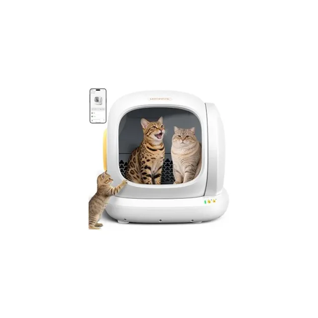MeoWant SC02 Open-Top, melhor caixa de areia para gatos autolimpante 2026