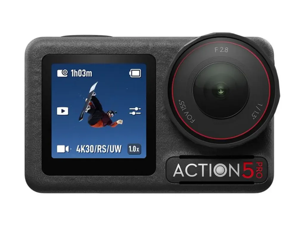 DJI Osmo Action 5 Pro Standard Combo, câmera de ação com telas OLED
