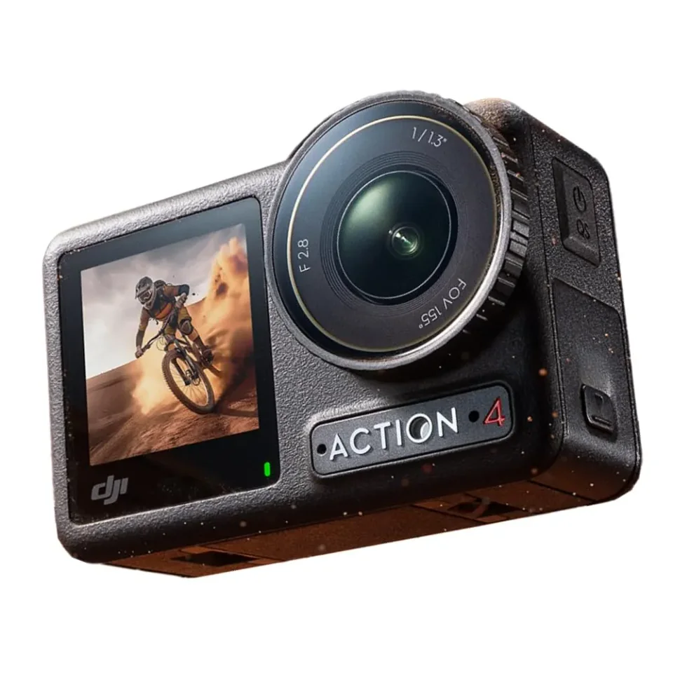 DJI Osmo Action 4 Standard Combo, câmera de ação à prova d'água