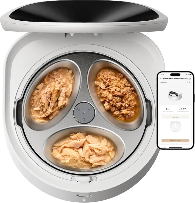 PETLIBRO Polar como comedouro automático refrigerado para alimento úmido