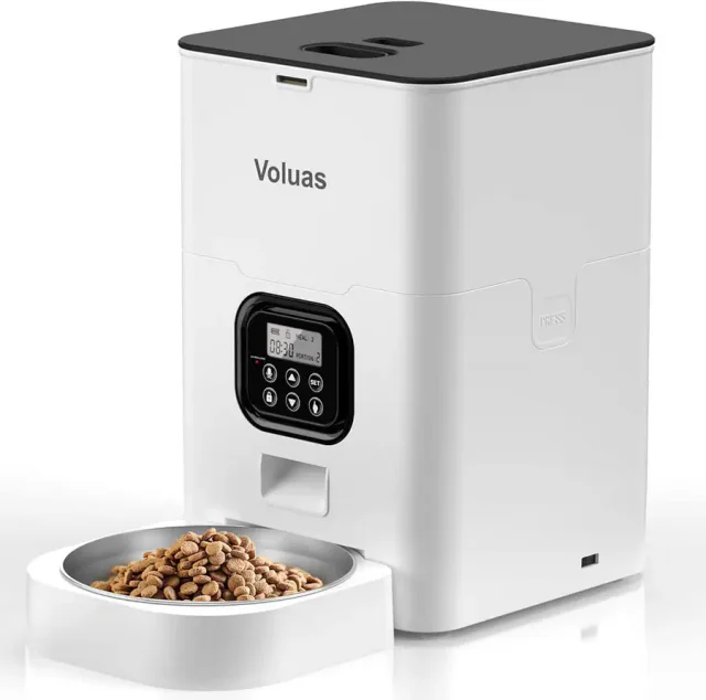 VOLUAS Automatic Feeder como comedouro automático de quatro litros