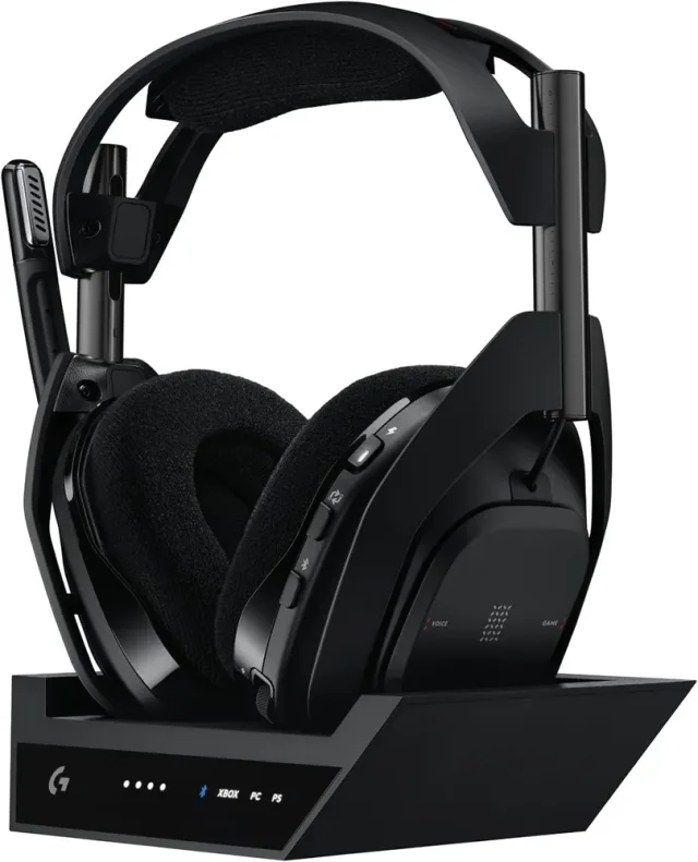 Logitech G Astro A50 X, headset sem fio com base PLAYSYNC