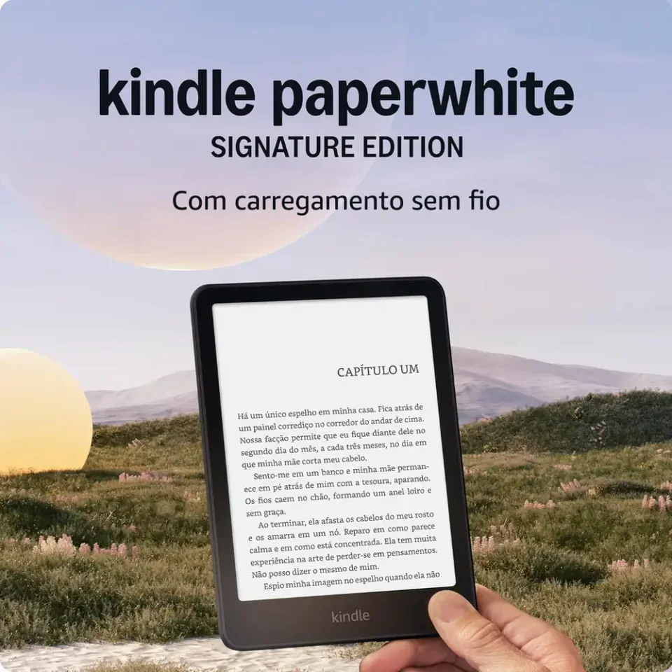 Amazon Kindle Paperwhite Signature, leitor de e-book de 32 GB com luz automática