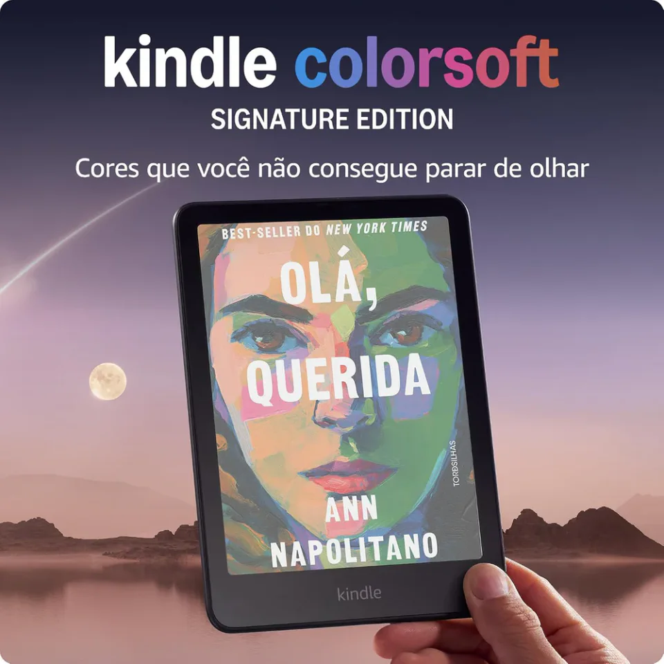 Amazon Kindle Colorsoft Signature, leitor de e-book colorido de 32 GB