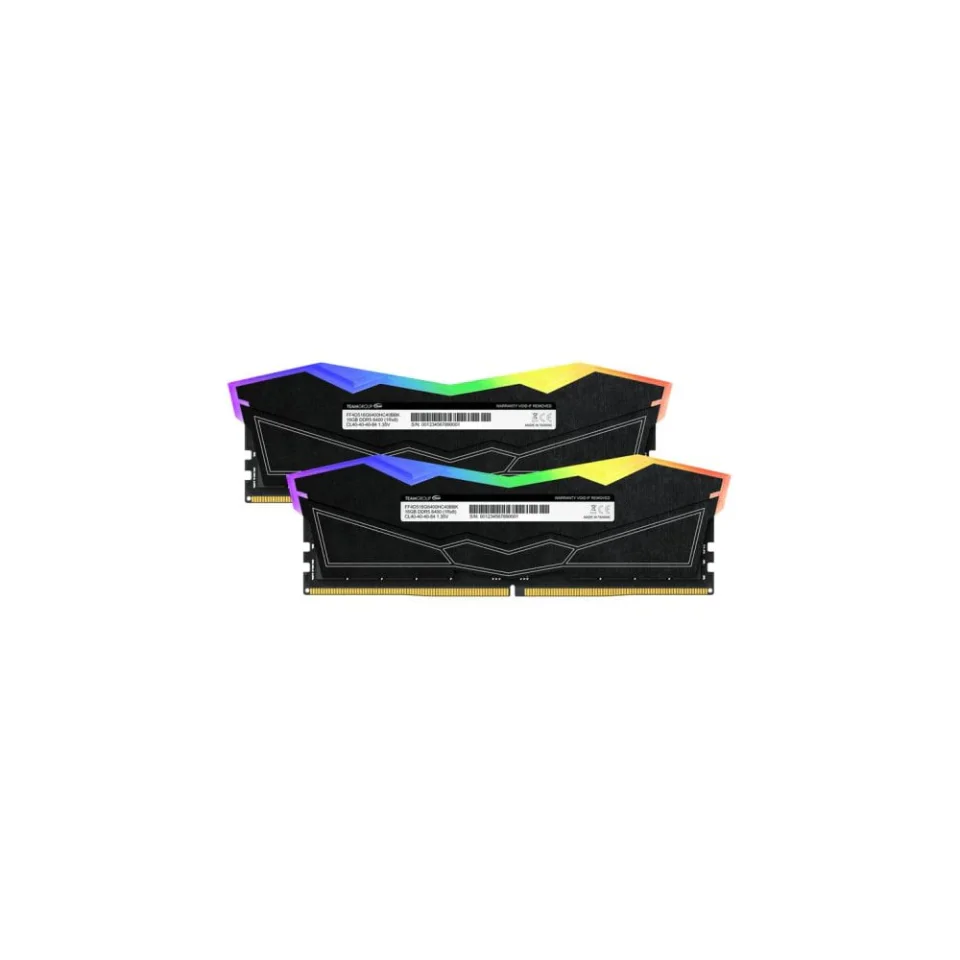 Kit de memória RAM TeamGroup T-Force Delta RGB DDR5-6000 CL30