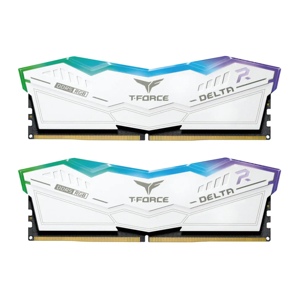 Kit de memória RAM TeamGroup T-Force Delta RGB DDR5-6400 CL40