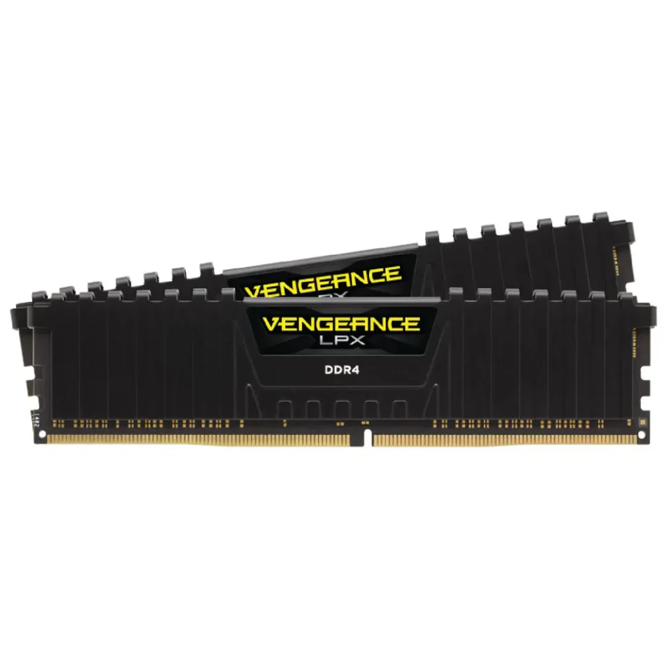 Kit de memória RAM Corsair Vengeance LPX DDR4-3200 CL16 preto