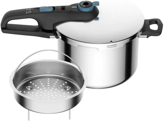 Panela de Pressão Rochedo Inox Trendy 6L, panelas de pressão
