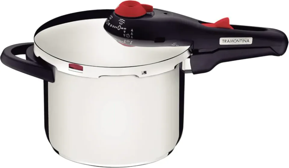 Panela de Pressão Tramontina Solar Inox 6L, panelas de pressão