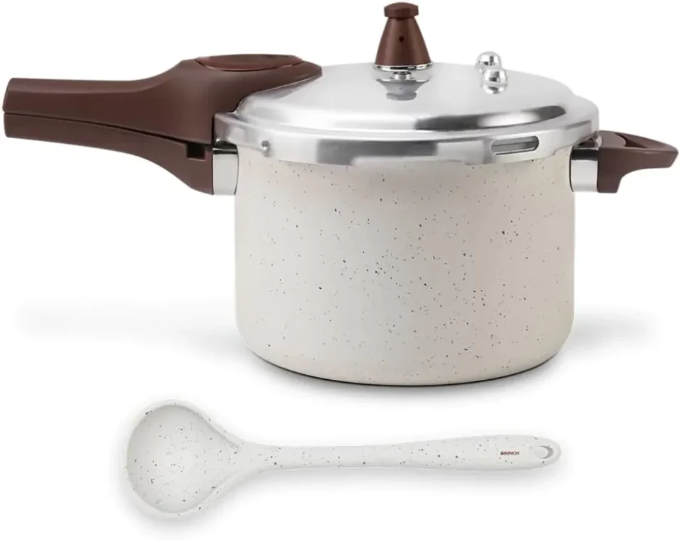Panela de Pressão Brinox Ceramic Life Pressure Indução 4,2L, panelas de pressão