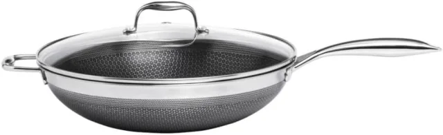 Oxford CookingPro Hive Wok Corpo Triplo 34cm, panelas wok