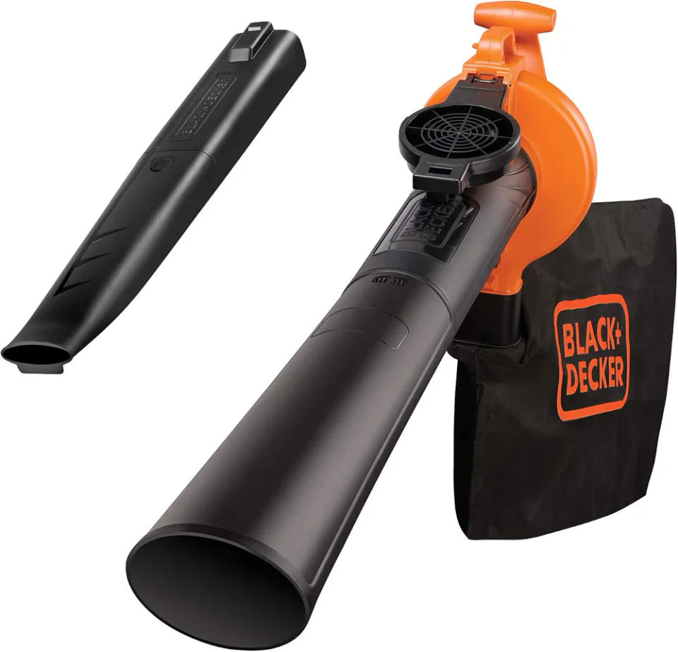 Black+Decker BV25 110 V, soprador de folhas com aspiração e triturador de 2.500 W