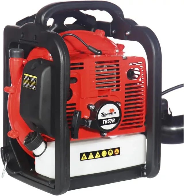 Toyama TB57B, soprador de folhas costal a gasolina de 56,5 cc