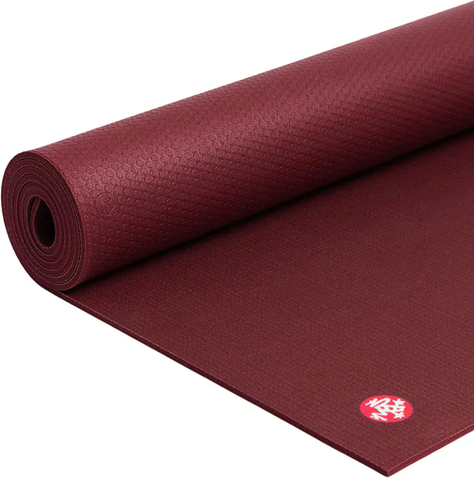 Manduka PRO 6 mm, tapete de yoga preto de alta densidade