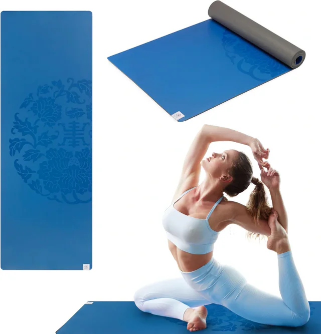 Gaiam Performance Dry-Grip 5 mm, tapete de yoga para suor