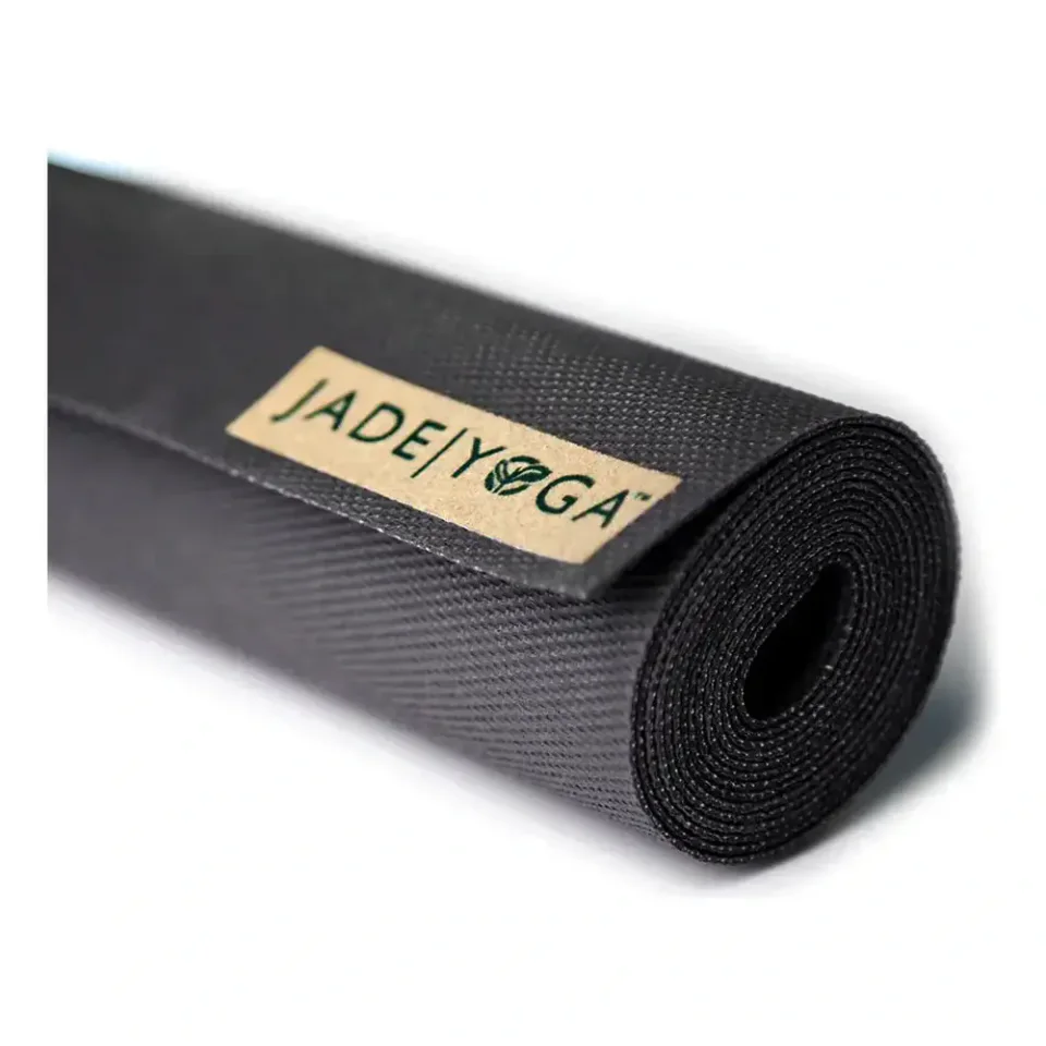 JadeYoga Voyager 1,6 mm, tapete de yoga preto ultraleve