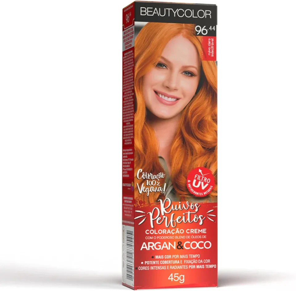 BeautyColor Ruivos Perfeitos 96.44 Ruivo Claro Indecifrável Individual 45 g — tinta de cabelo na variante selecionada