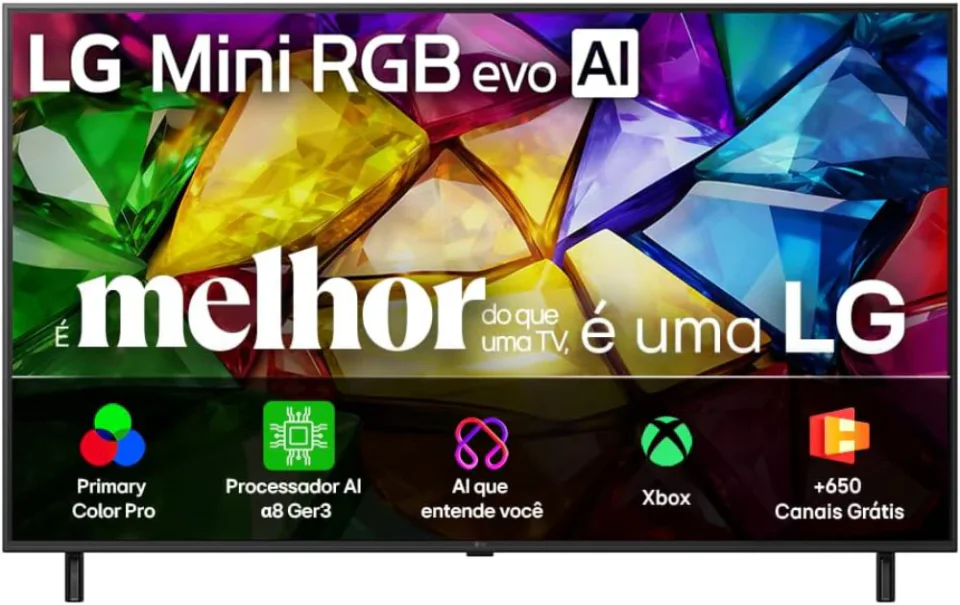 LG Mini RGB evo MRGB85 75 polegadas, TV 4K com RGB Primary Color Pro
