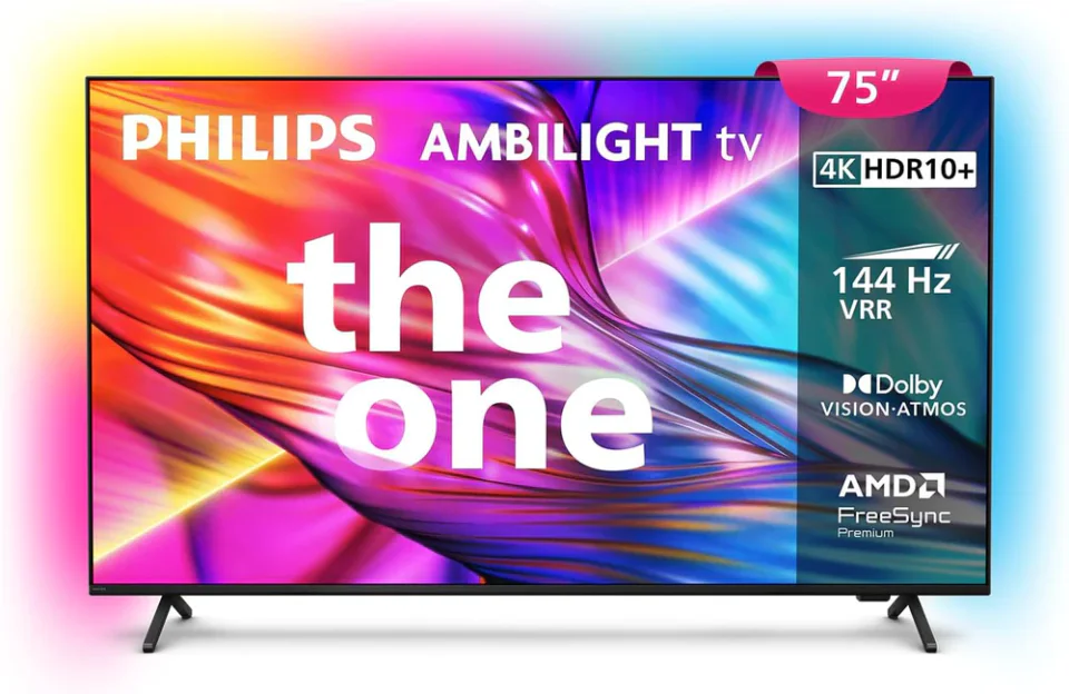 Philips The One 75PUG8929/78 Ambilight, TV 75 polegadas 4K de 144 Hz