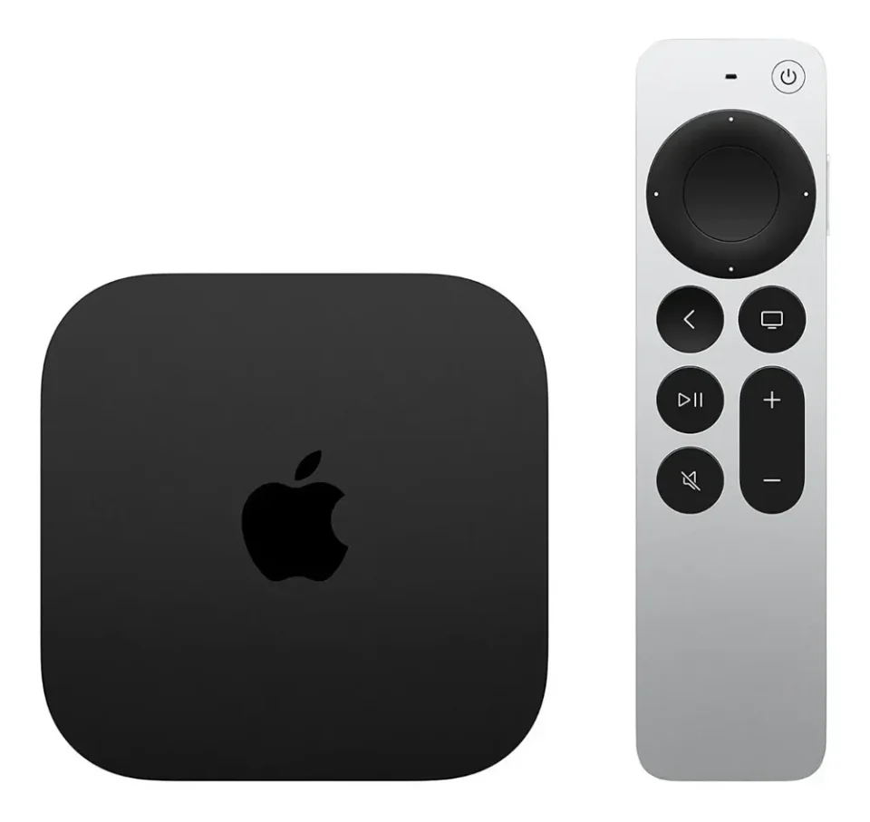 Apple TV 4K (3ª geração) Wi-Fi 64 GB, TV box para aplicativos de streaming na televisão