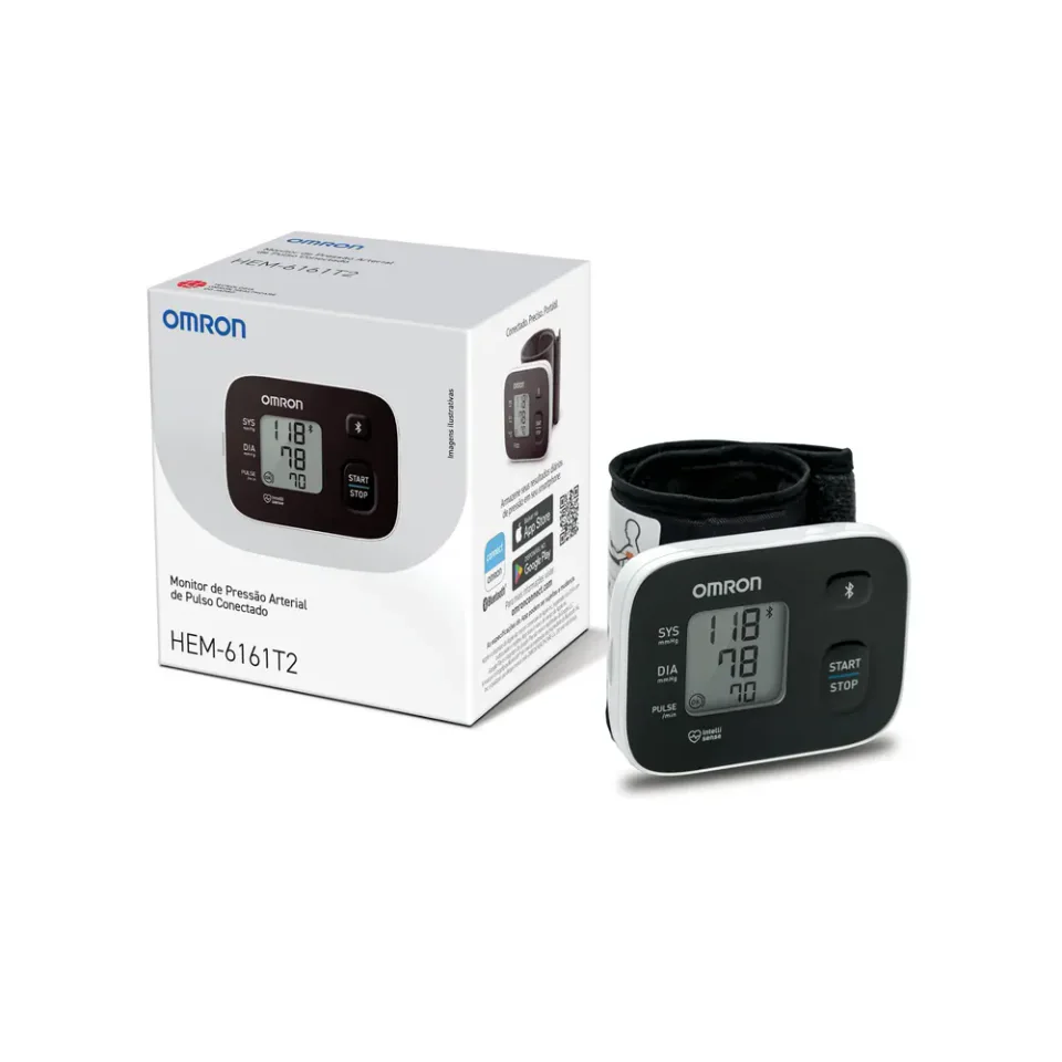 Omron HEM-6161T2, aparelho de pressão de pulso compacto