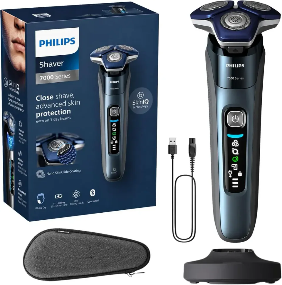 Barbeador elétrico Philips Norelco Shaver 9800 S9987/85 rotativo