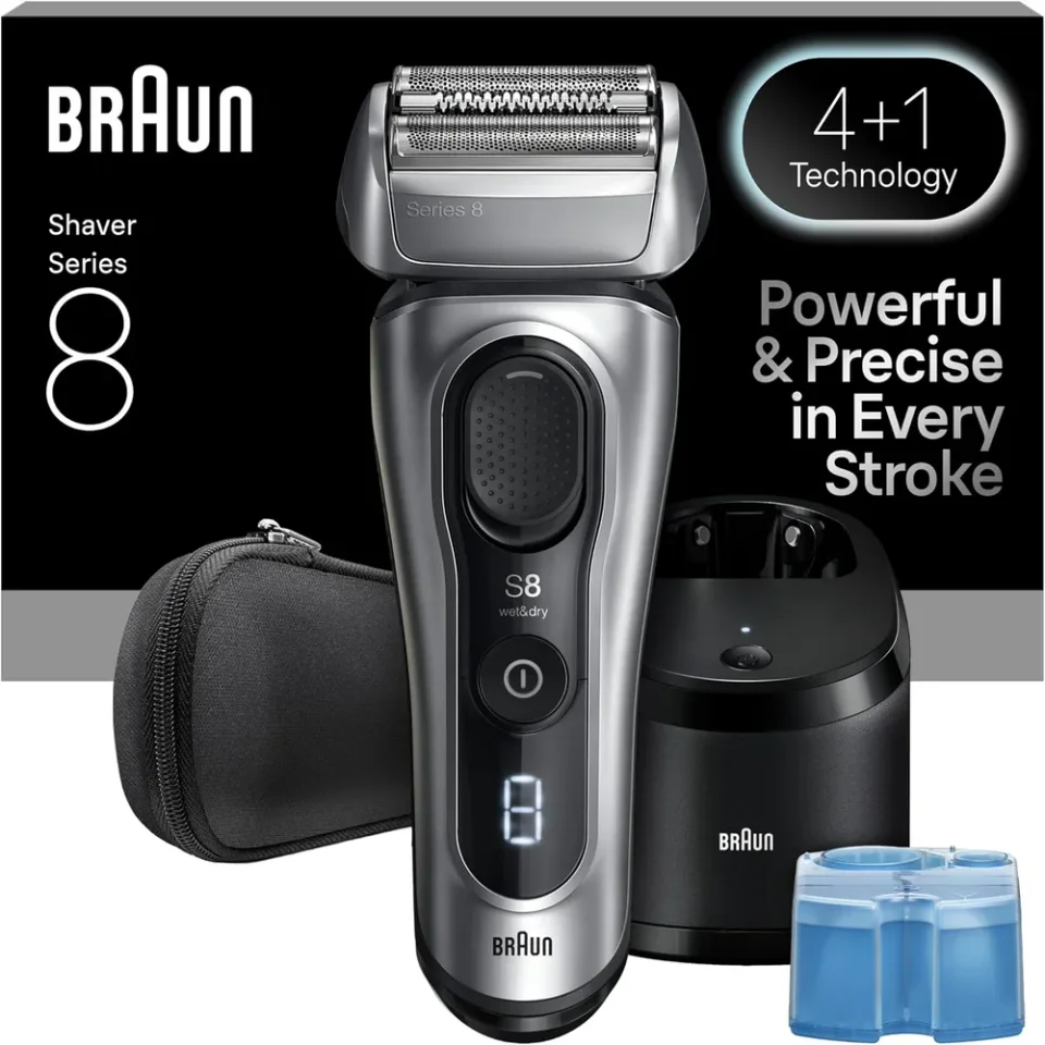 Barbeador elétrico Braun Series 8 8567cc com SmartCare