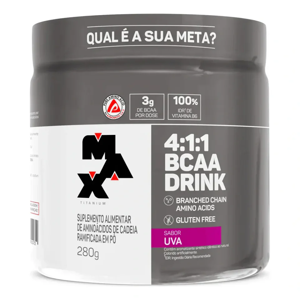 Max Titanium BCAA Drink 4:1:1 280 g entre os melhores BCAAs