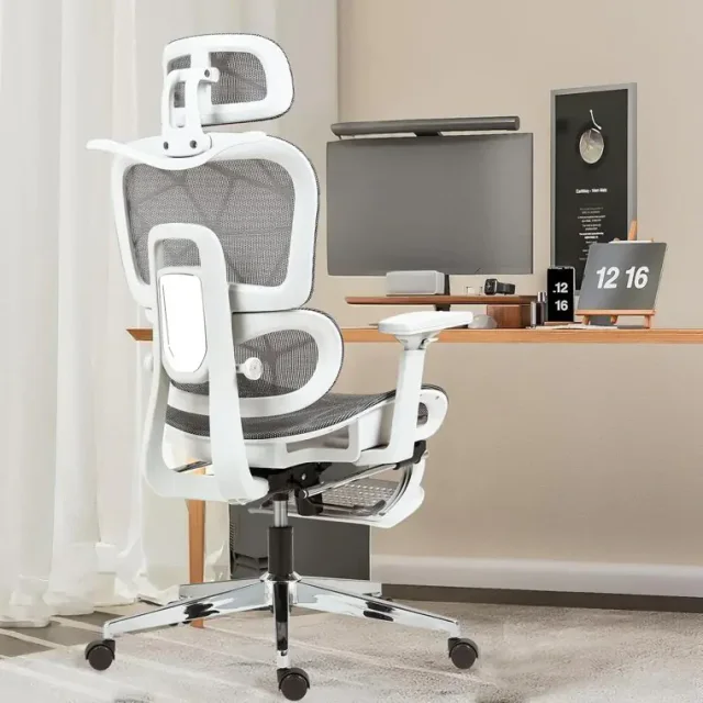 Cadeira Mesh com Suporte Lombar Independente, cadeiras ergonômicas