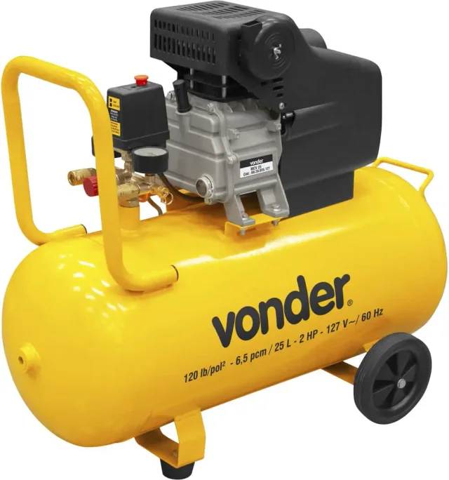 Compressor de ar Vonder MCV 25 de 8 PCM e 25 L
