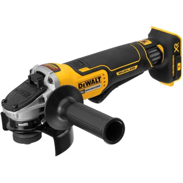 Esmerilhadeira a bateria DeWalt DCG413B amarela e preta