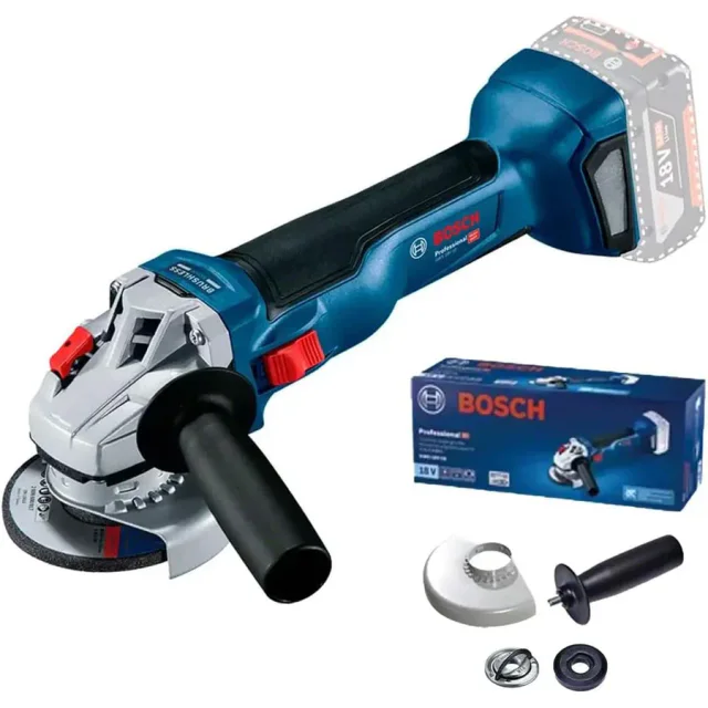 Esmerilhadeira a bateria Bosch GWS 18V-10 azul
