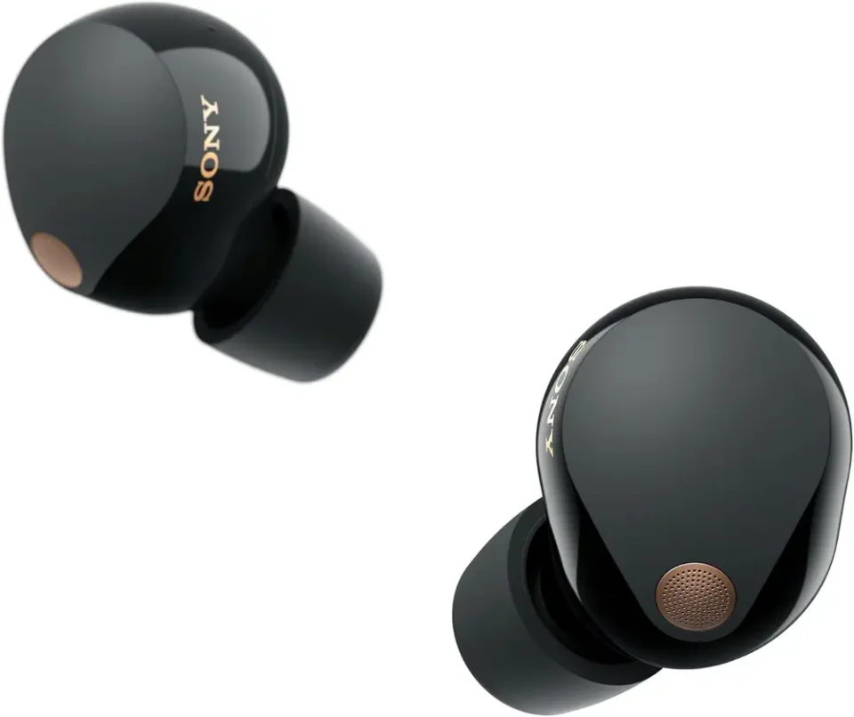 Sony WF-1000XM5, fone in-ear preto com cancelamento de ruído