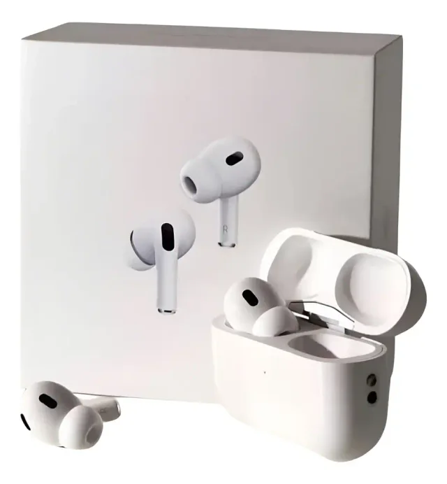 Apple AirPods Pro 2 USB-C, fone in-ear branco com estojo MagSafe