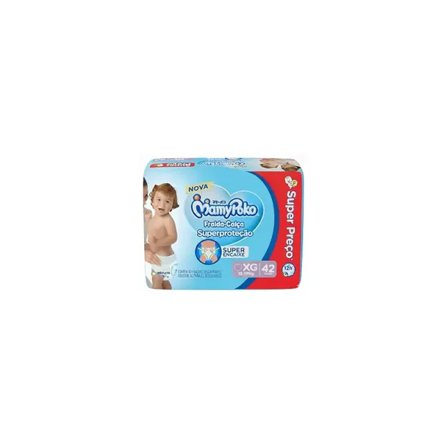 Pacote MamyPoko Super Proteção tamanho XG para fraldas de bebê