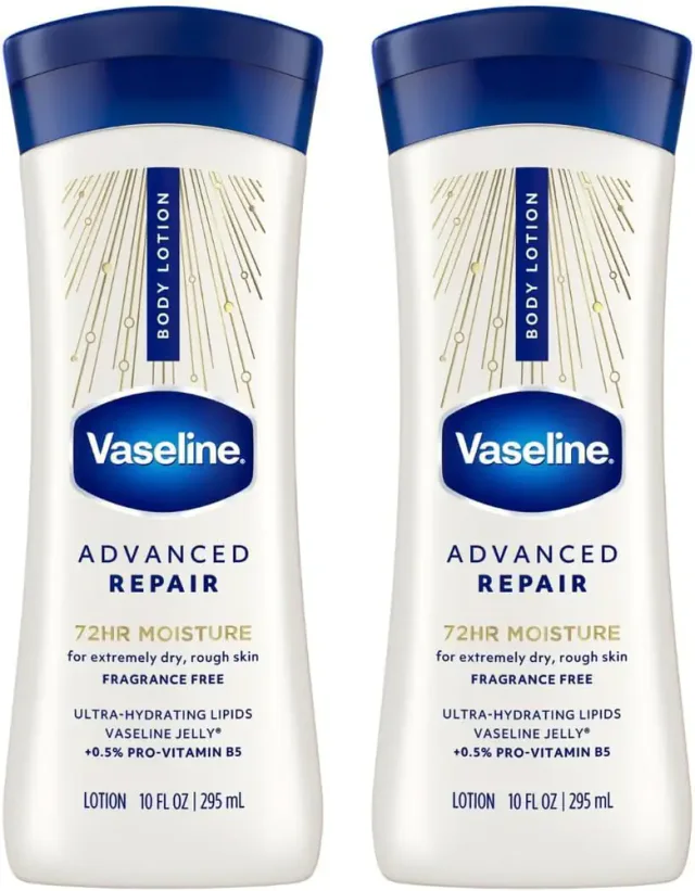 Vaseline Advanced Repair entre os melhores hidratantes corporais sem perfume