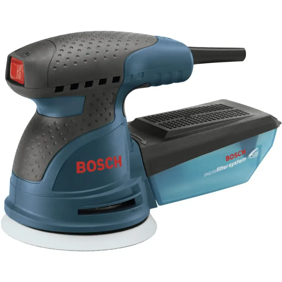 Bosch ROS20VSC, lixadeira elétrica roto-orbital com fio e disco de 125 mm