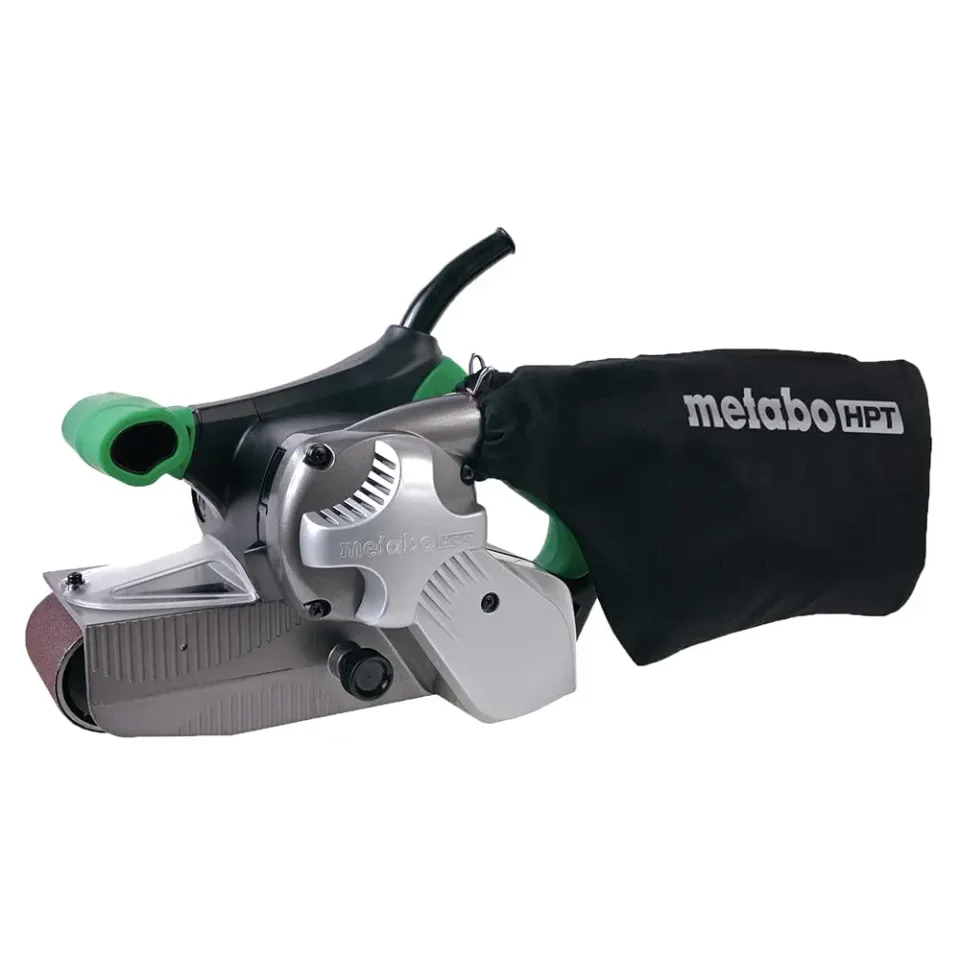 Metabo HPT SB8V2, lixadeira elétrica de cinta 76 por 533 mm com janela frontal