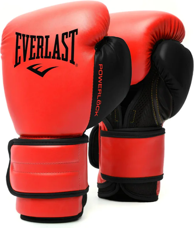 Everlast Powerlock 2 14 oz, luvas de boxe para saco e treino técnico em variante 14 oz