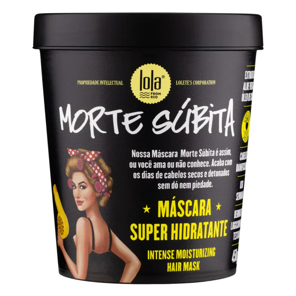 Lola Cosmetics Morte Súbita, máscara capilar hidratante de 450 g