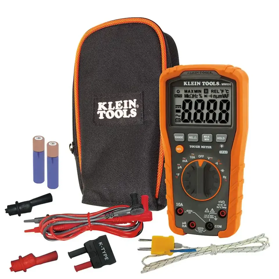 Multímetro Klein Tools MM600 laranja para obra